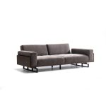 Rivian Sofa 3 Seater Brown | SLM-RIV-3SO