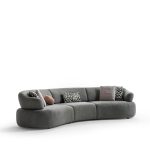 Sofa 5 Seater Melow Green  | SLM-0005-5SO