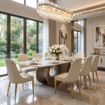 ⁦طاولة طعام | CSH-DT22112-DIN⁩ - الصورة ⁦3⁩