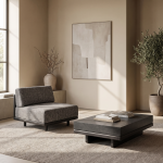⁦Exence Single Armless & Table  | SLM-10010-1SO⁩ - الصورة ⁦2⁩