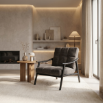 ⁦Arm Chair Exence (Black)  | SLM-10010-1SO⁩ - الصورة ⁦3⁩