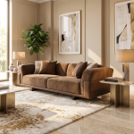 Sofa 3 Seater Ravenna - Brown | SLM-10003-3SO - Image 4