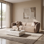 Sofa 3 Seater Balder Beige | SLM-10002-3SO - Image 3