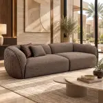 Sofa 3 Seater Balder Choco | SLM-10002-3SO - Image 4