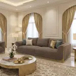 Sofa 4 Seater Beige  | CSH-SF9024-4SO - Image 5